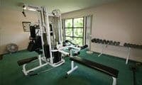 The modern exercise room at Park Place Condos in Gatlinburg, TN.