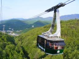 tram over mountains