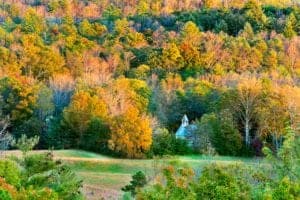 Breathtaking fall colors in Cades Cove.