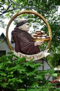 sign for the donut friar