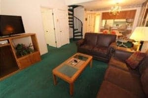 living room of a Gatlinburg TN condo