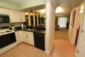 downtown Gatlinburg condo kitchen