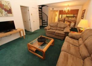 living room in gatlinburg condo