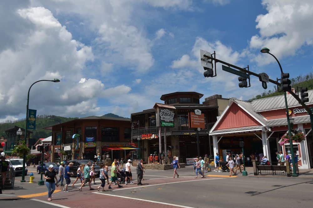 downtown Gatlinburg on the Strip