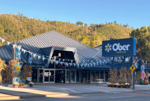 Ober Mountain on the Parkway decorated for fall